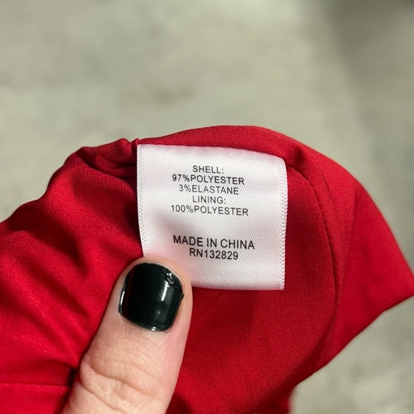 House Of Harlow 1960 Revolve Red Lined Mini Skirt Side Zip Size Small - Picture 4 of 6